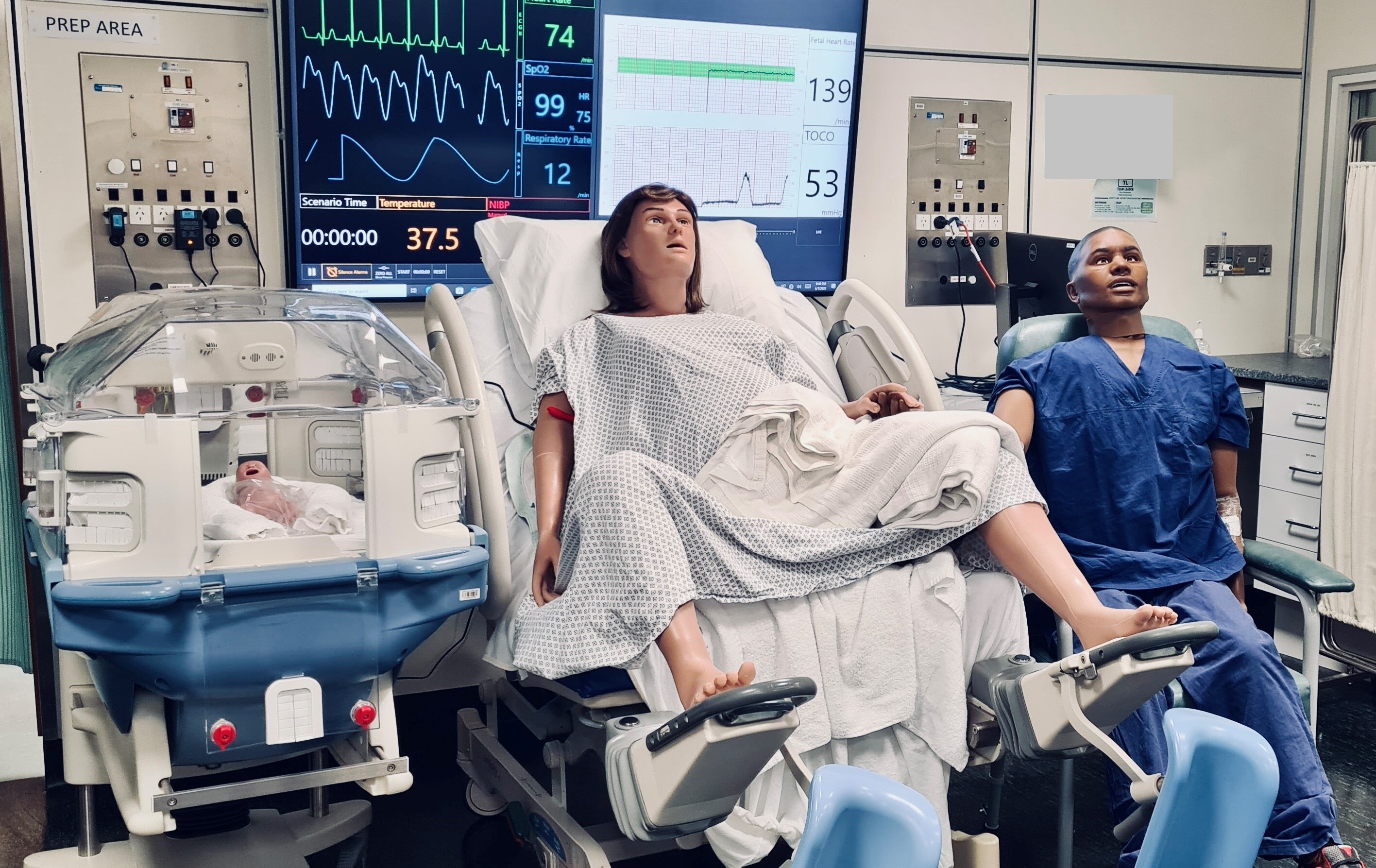 Hi-tech medical manikins.