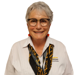 Merie, hospital volunteer.