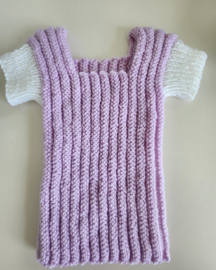 knitted square neck singlet