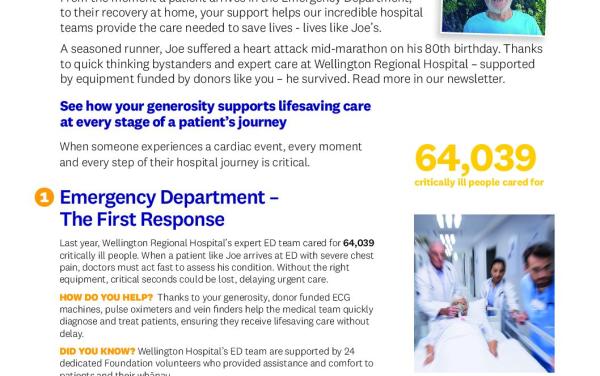 Wellington Hospitals Foundation Patient Journey