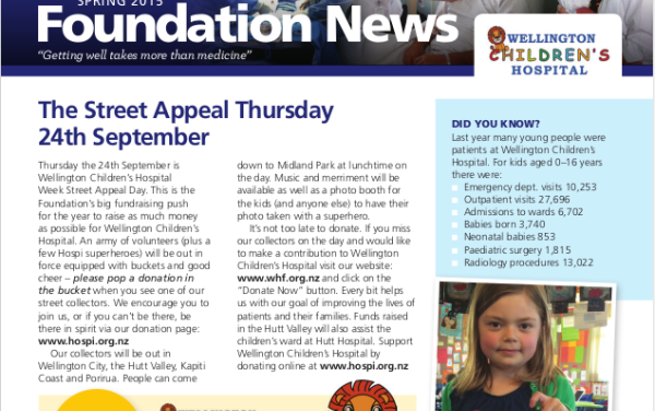 Screenshot of the Newsletter