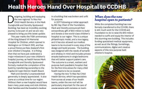 Screenshot of the Newsletter