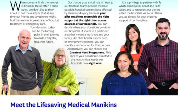 Screenshot of the Newsletter