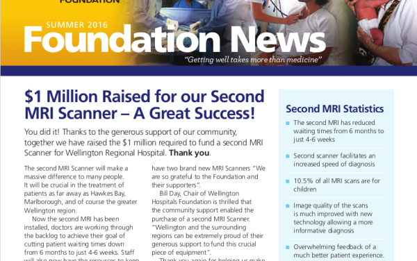 Screenshot of the Newsletter