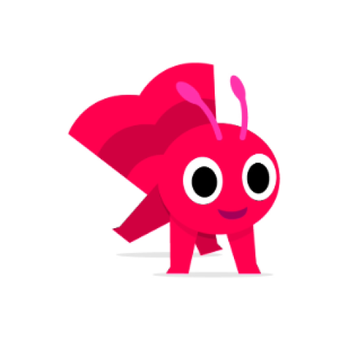 Kaha red winged character that looks 