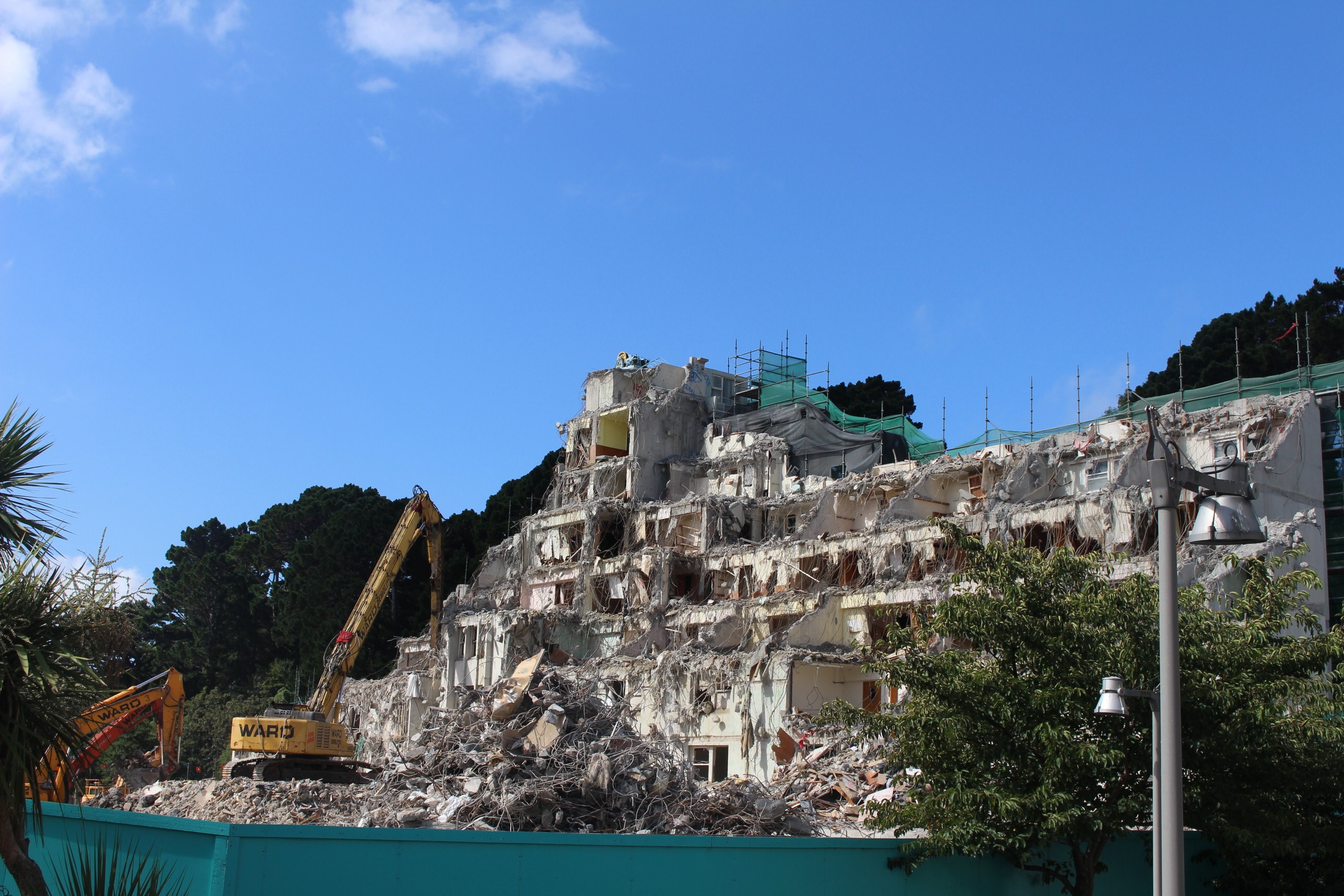 The old Nurses Home comes down