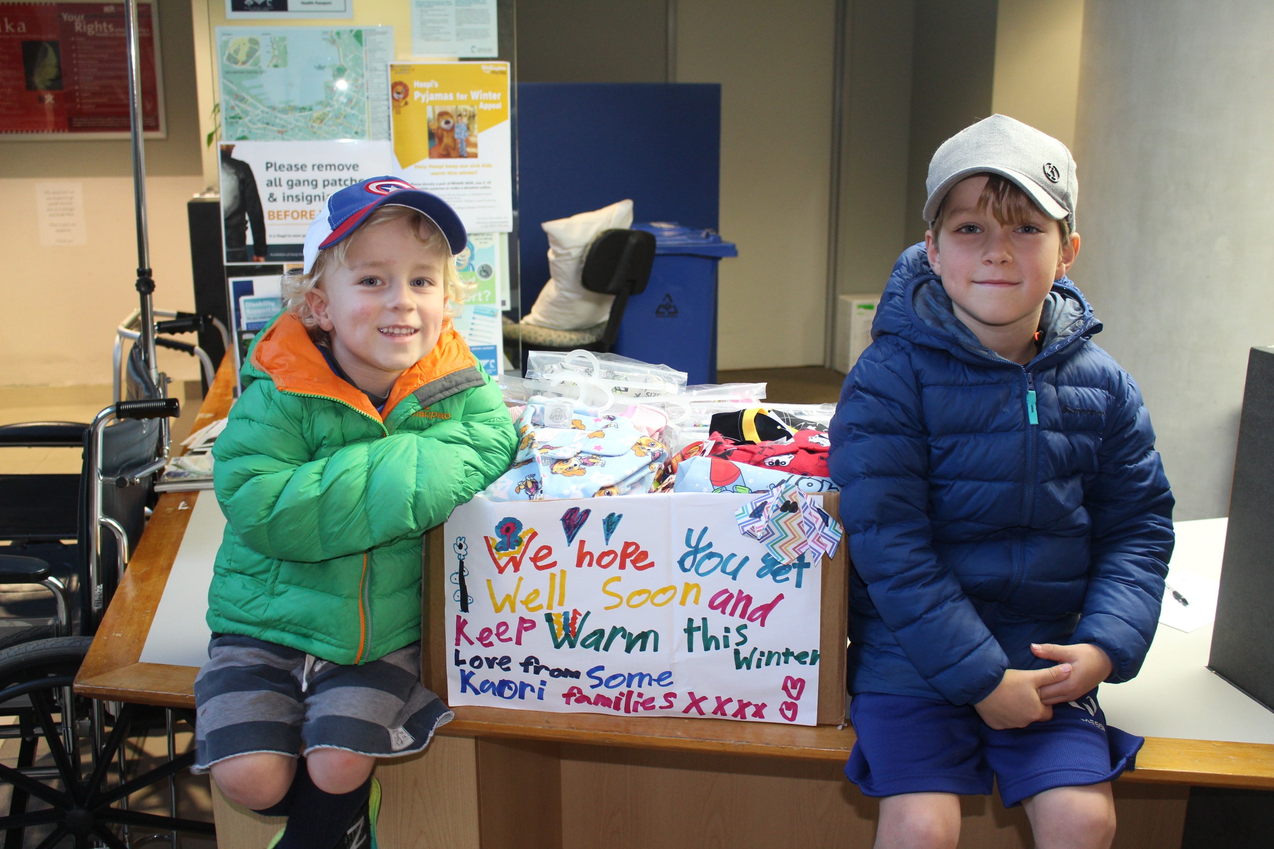Charlie and Jack - delivered a whole box from karori families