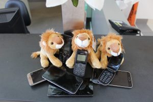 Hospi with some donated phones